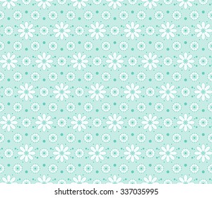Abstract flower background, light blue version