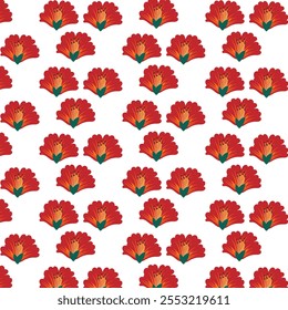 Abstract Flower Background Pattern Design