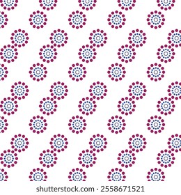 Abstract Flower Background Pattern Design