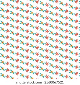 Abstract Flower Background Pattern Design