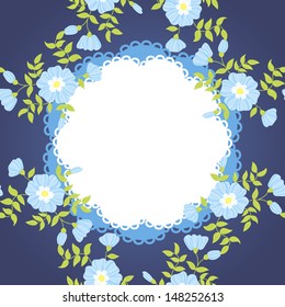 Abstract flower background with place for your text