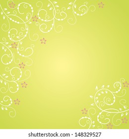 Abstract flower background with place for your text