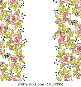 Abstract flower background with place for your text