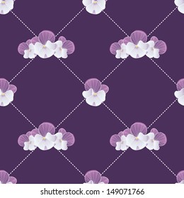 Abstract flower background with place for your text