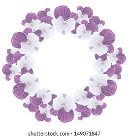 Abstract flower background with place for your text