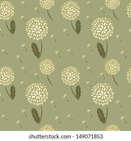 Abstract flower background with place for your text
