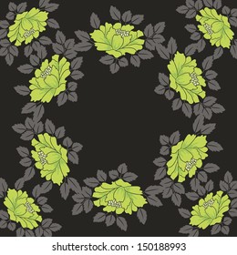 Abstract flower background with place for your text