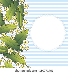Abstract flower background with place for your text