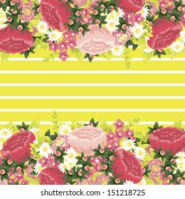 Abstract flower background with place for your text