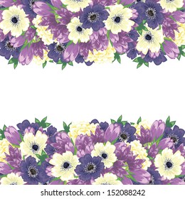 Abstract flower background with place for your text