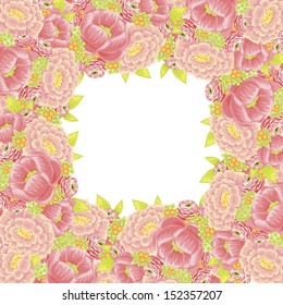 Abstract flower background with place for your text