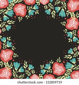 Abstract flower background with place for your text
