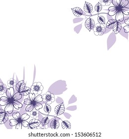Abstract flower background with place for your text