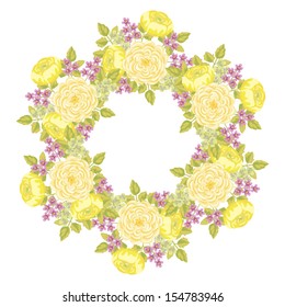 Abstract flower background with place for your text