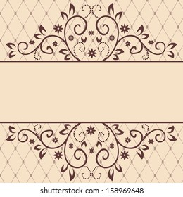 Abstract flower background with place for your text