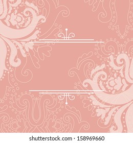 Abstract flower background with place for your text
