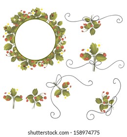 Abstract flower background with place for your text