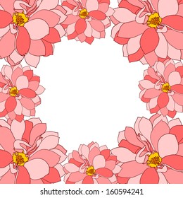 Abstract flower background with place for your text