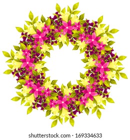 Abstract flower background with place for your text