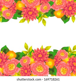 Abstract flower background with place for your text