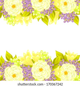 Abstract flower background with place for your text
