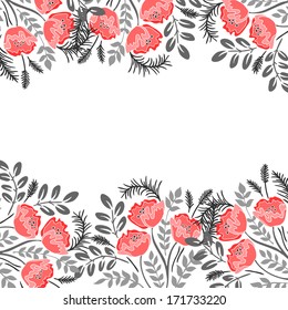 Abstract flower background with place for your text