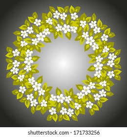 Abstract flower background with place for your text