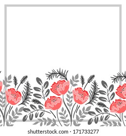 Abstract flower background with place for your text