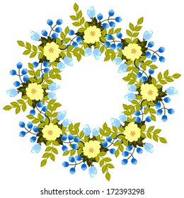 Abstract flower background with place for your text