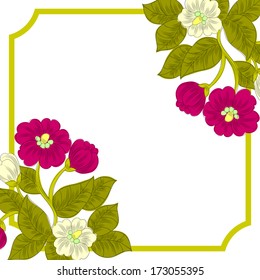 Abstract flower background with place for your text