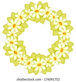 Abstract flower background with place for your text