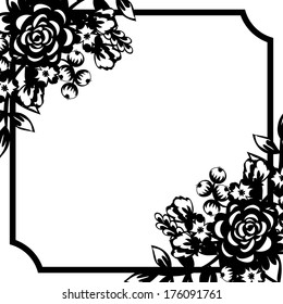 Abstract flower background with place for your text