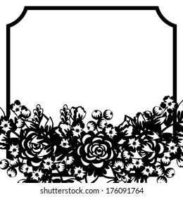 Abstract flower background with place for your text
