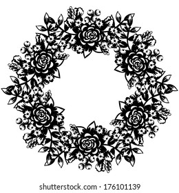 Abstract flower background with place for your text