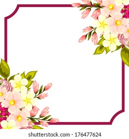 Abstract flower background with place for your text