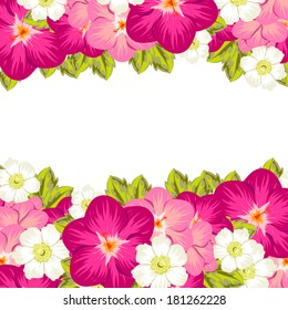 Abstract flower background with place for your text