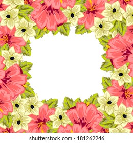 Abstract flower background with place for your text