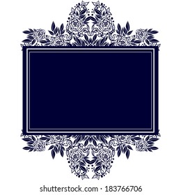 Abstract flower background with place for your text