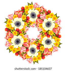Abstract flower background with place for your text