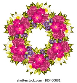 Abstract flower background with place for your text