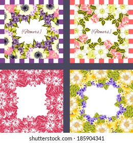 Abstract flower background with place for your text