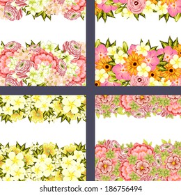 Abstract flower background with place for your text