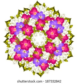 Abstract flower background with place for your text