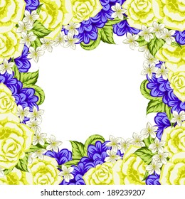 Abstract flower background with place for your text