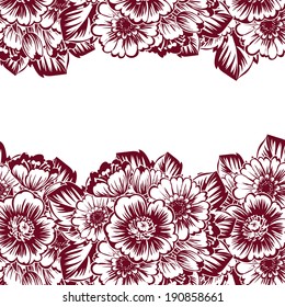 Abstract flower background with place for your text
