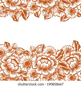 Abstract flower background with place for your text