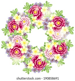 Abstract flower background with place for your text