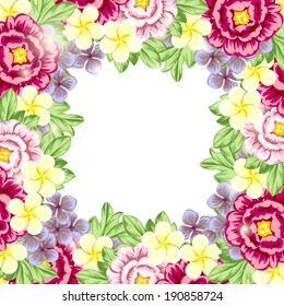 Abstract flower background with place for your text