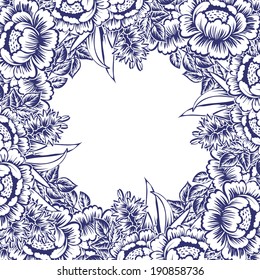 Abstract flower background with place for your text