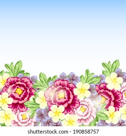 Abstract flower background with place for your text